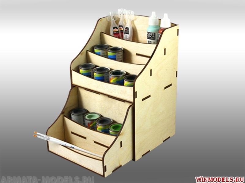 MWORK-001 Органайзер под краску,маленький 160 мм. MWORG-001