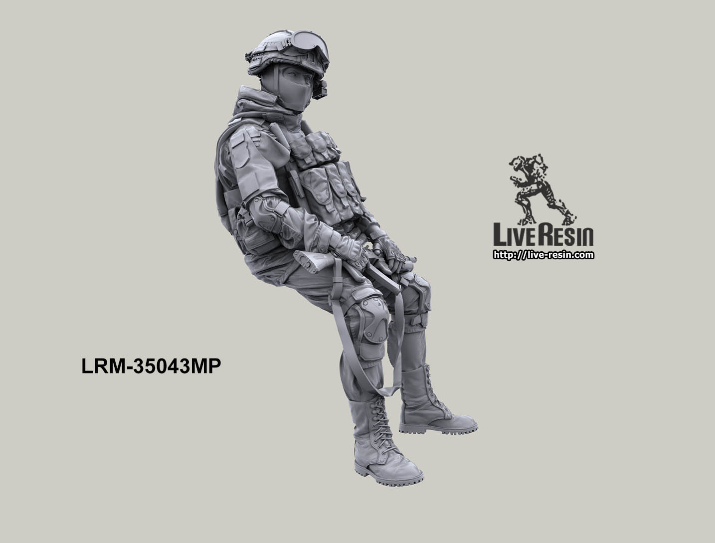 LRM35043MP Боец военной полиции РФ -5 Live Resin