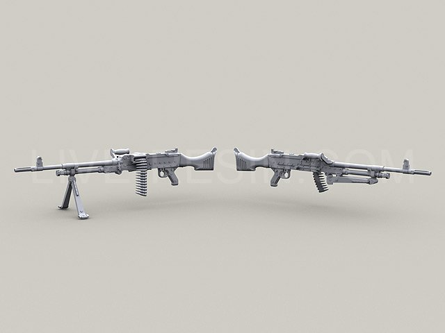 LRE35088 Ручной пулемет MAG 58 GSMG (General Support Machine Gun), L7A2 GPMG (General Purpose Machine Gun), C6  GPMG, etc.