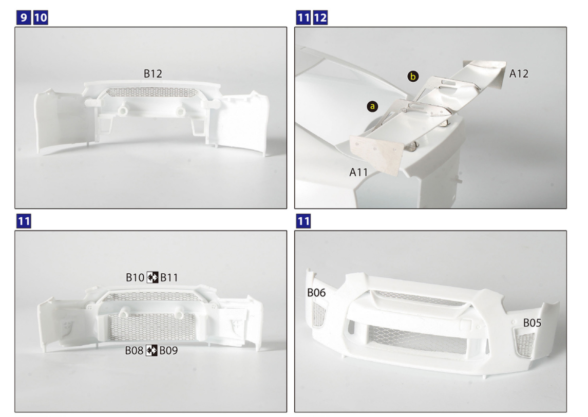 05678 LB Works R35 GT-R Detail Up Parts Aoshima