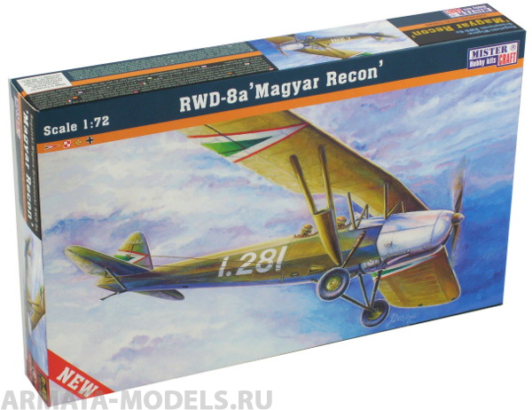 B-45 Самолет RWD-8 Magyar Recon MISTERCRAFT