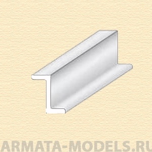 EVG751 Z-профиль пластиковый, 1,5 мм, 4 шт/упак