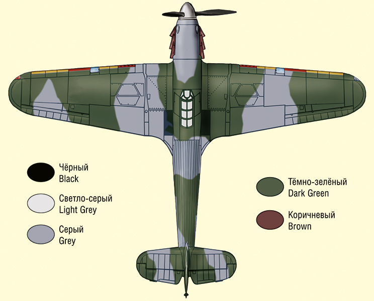 48024 Истребитель Харрикейн I  Советские ВВС ARK model