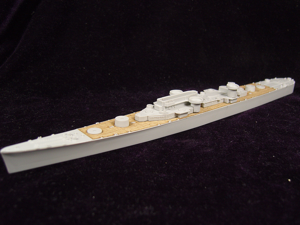 AW20086 Деревянная палуба для US Navy Light Cruiser CL-89 Miami