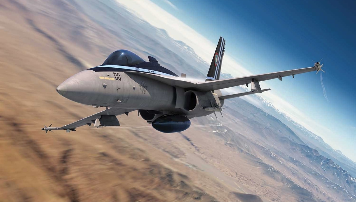 A00504 Сборная модель самолета Top Gun Mavericks F-18 Hornet Airfix