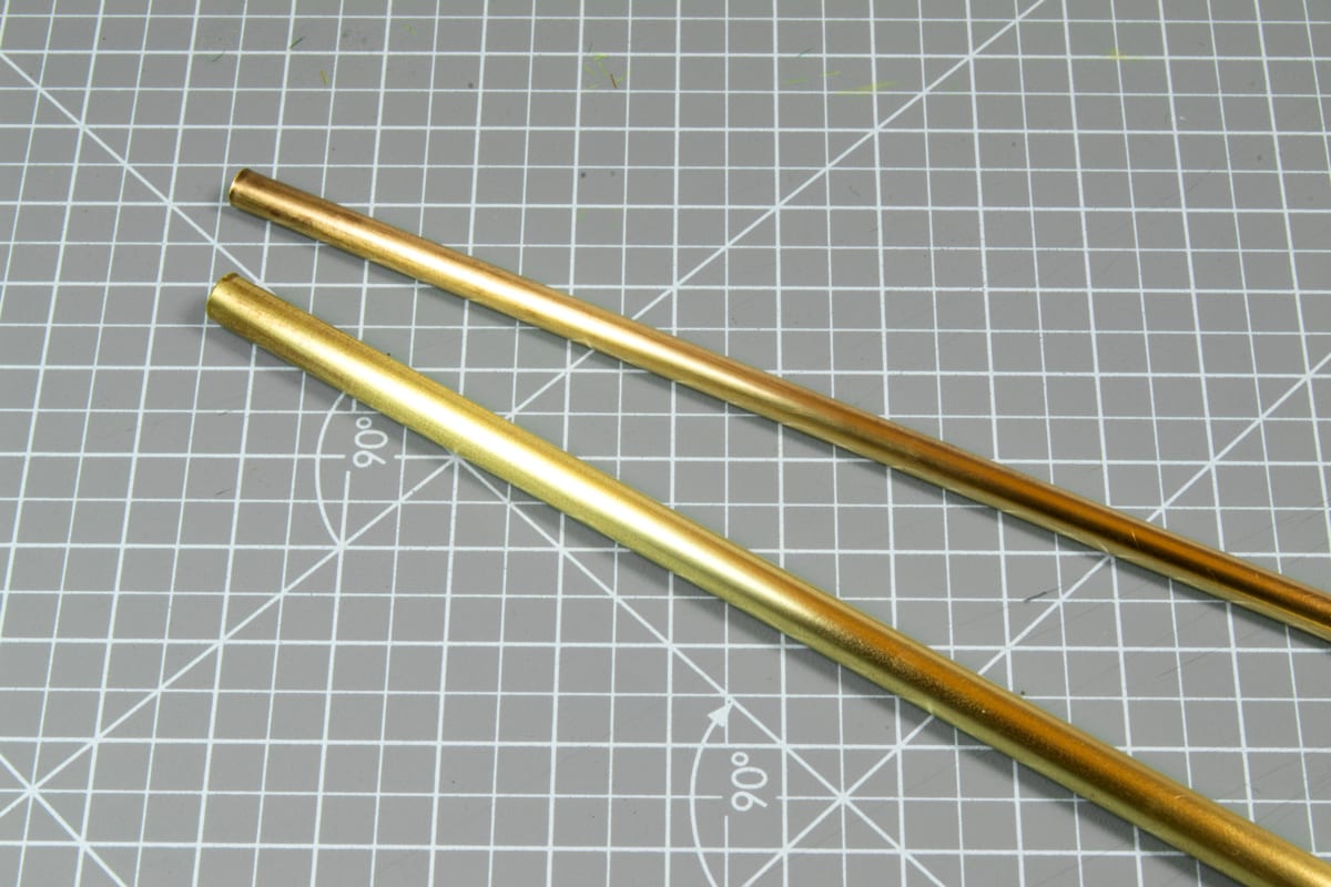 AK9106 Трубочка латунная BRASS PIPES 0,7mm, 5 units