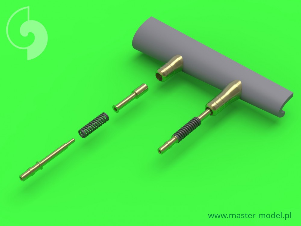 AM-72-067 Стволы к авиапушке Hispano Mk II с круглым пружинным компенсатором 20 мм для Hurricane Mk IIC 4 шт.