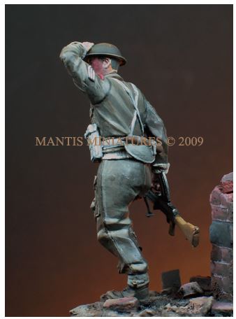 35004ALP British Infantryman - NW Europe 1944-45 Mantis Miniatures