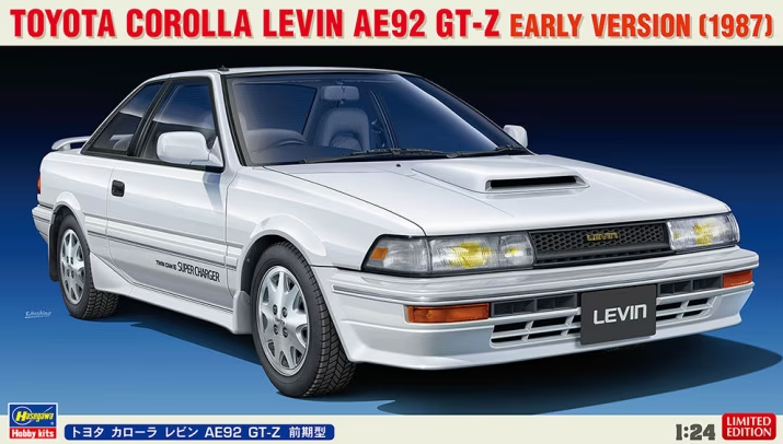 20596-Автомобиль TOYOTA COROLLA LEVIN AE92 GT-Z EARLY VERSION (Limited Edition) Hasegawa