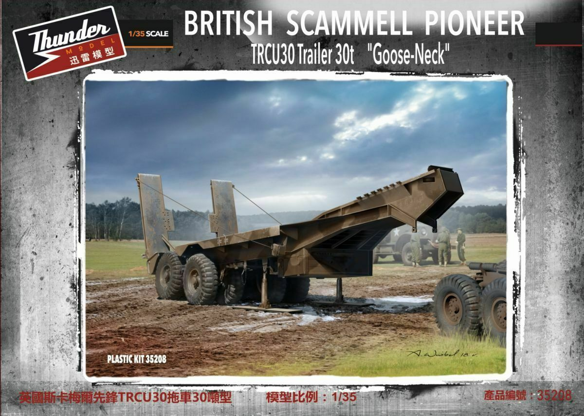 TM35208 British Scammell Pioneer TRCU30 Goose-Neck Thunder Model