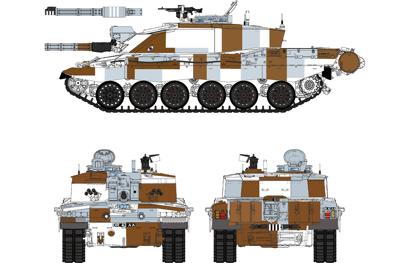RM-5062 Британский танк Challenger 2 Rye Field Model (RFM)