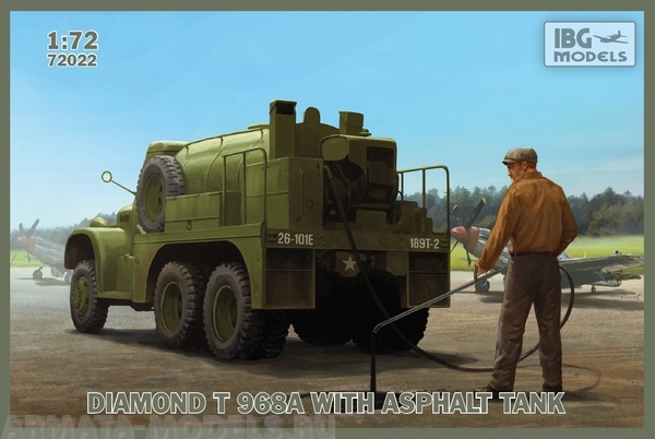 IBG72022 Грузовик DIAMOND T 968A with Asphalt Tank IBG models