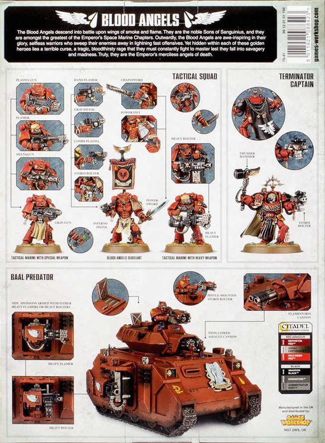 70-41GW Набор Начни Собирать! Кровавые Ангелы (Start Collecting! Blood Angels)