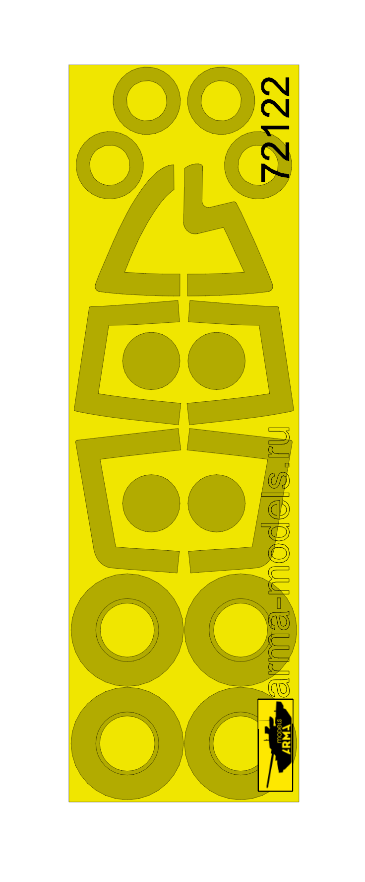 AM48366 Маски окрасочные для Су-30СМ (Не для свободной продажи)