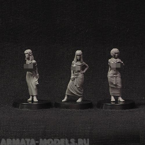 BV-egypt01 Игровая миниатюра  Egyptian girls (3 models) Египетские девушки (3 модели) BROTHER VINNI's