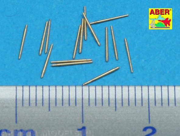 ABR-1:350-L-15  Дополнения для  Set of 16 pcs 37 mm L/83 barrels SK C/30 for German ships для  1/350