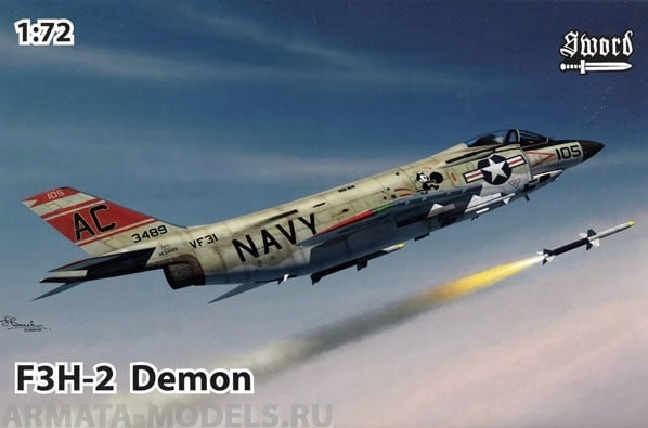 SW72122  Самолет Sword  McDonnell F3H-2/F-3B Demon  (Sword) 1/72 Sword