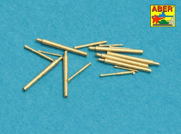 ABR-1:350-L-75 Набор стволов Barrels set for Japnnese Light Cruiser like: Abukama; Isuzu; Kinu; Nagara; Natori; Yura -140mm x 7, 25mm x 4, 13mm x 4 для Universal set