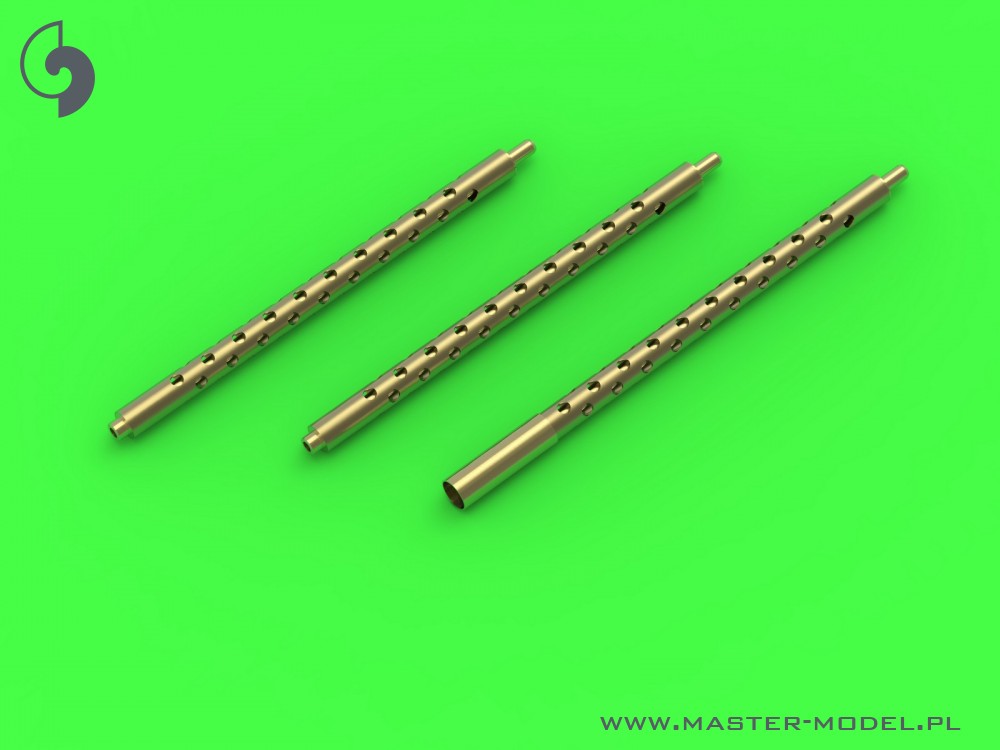 AM-24-018 F6F Hellcat - раннее вооружение (стволы Browning .50 калибра с просверленными рубашками охлаждения)