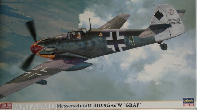 09915 Самолет BF109G-6W Hasegawa