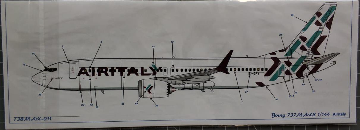 738MAX-011 Boeing 737-8 MAX Airitaly