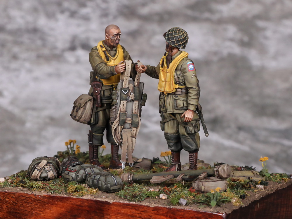 35183SOGA The Bazooka team U.S. Army Airborne. D-Days.1944. SOGA Miniatures