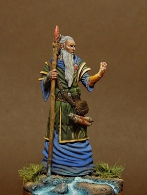 CHM-54118(M). Миры Фэнтези: Волшебник. (2 варианта голов). 54 мм. Материал - белый металл.