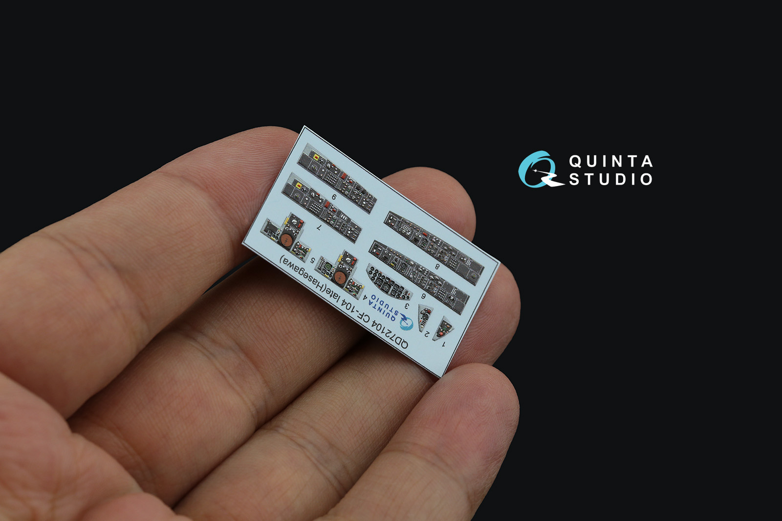 QD72104 3D Декаль интерьера кабины CF-104 late (Hasegawa)