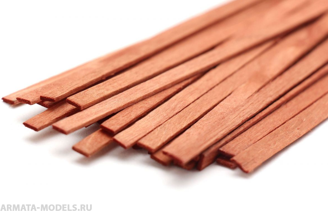 070dd003 Деревянные рейки для моделизма &amp;quot;Морёные доски&amp;quot;. 20 штук
