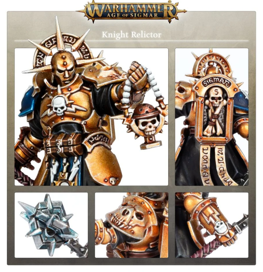 96-56GW Набор Грозорожденные Вечные. Рыцарь-Реликтор (AoS: Stormcast Eternals Knight-Relictor)