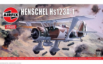 A02051V Сборная модель самолета Henschel Hs123A-1