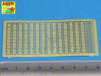 ABR-16-053  Дополнения для  Panzer 38 track link casting numbers для Panda 1/16