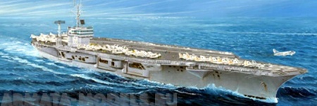 05605 Авианосец CVN-68 Нимиц 1975 г.  Trumpeter
