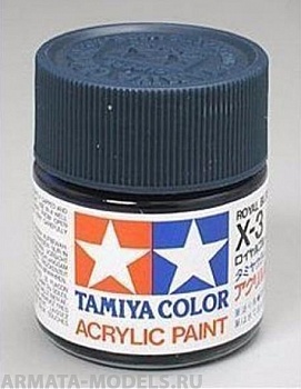 81503T X-3 Royal Blue (Корол. синяя) краска акрил. 10мл.