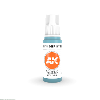 AK11176 Краска акриловая Deep Sky Blue 17ml