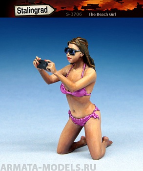 3706STAL The Beach Girl
