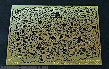 Фототравление Airbrush stencils type 1