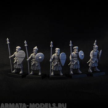 arab-inf-02 infantry 2nd rank (5 pcs)