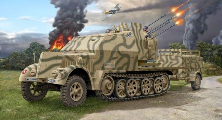 03195 Полугусеничный тягач Sd Kfz 7/1 Revell