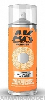 AK1043 Лак в баллоне Protective Varnish Spray (USA/CA) 200ml