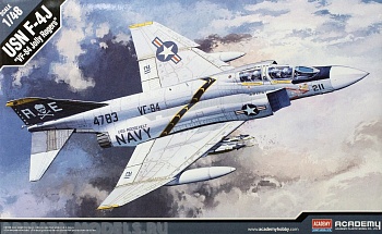 12305 Самолет  F-4J VF-84 Jolly Rogers 