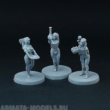 BV-eg-05 Игровая миниатюра  egyptian service girls египетские девушки обслуживания