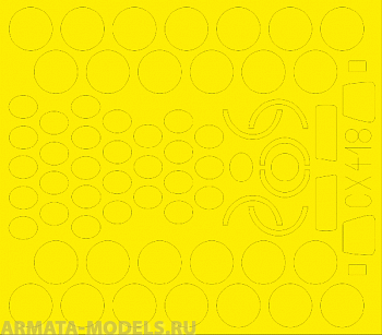 CX418ED Окрасочная маска C-54  1/72