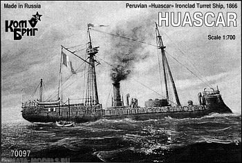 Корабль KB70097PE Peruvian Huascar Ironclad Turret Ship, 1866